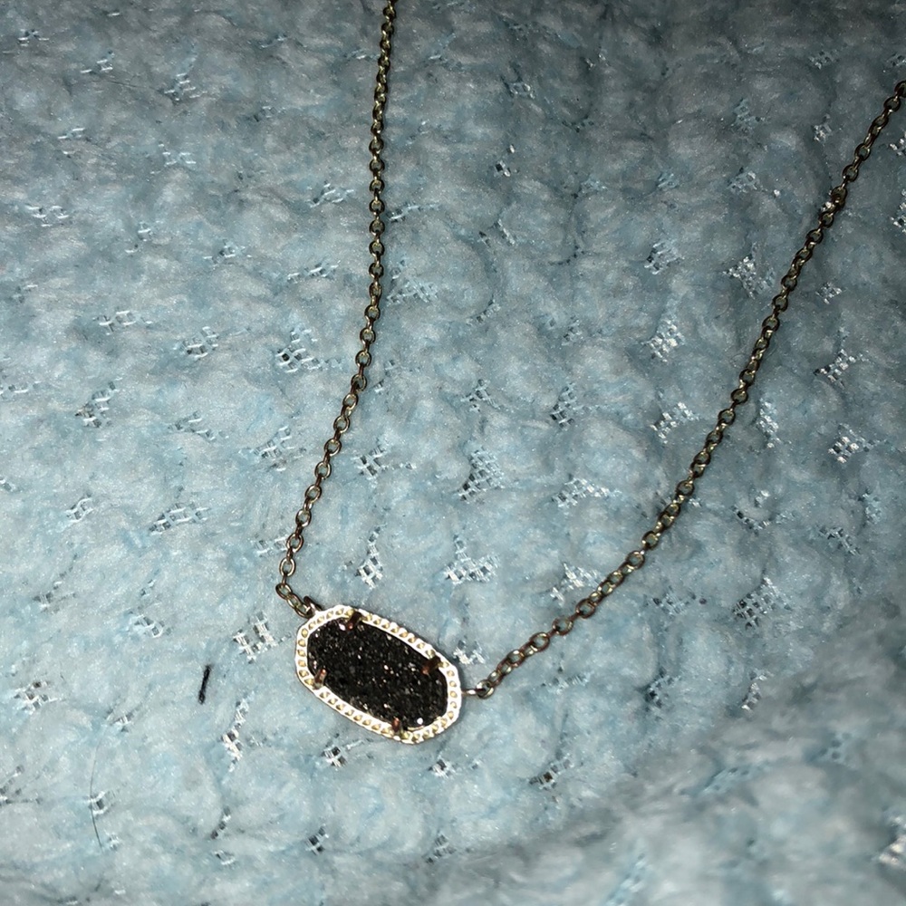 Black Drusy Kendra Scott Necklace